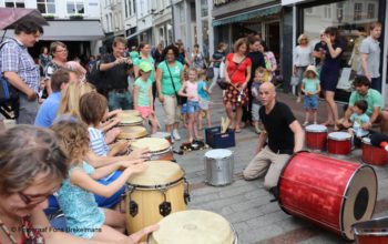 Rhythm and Progress, percussie workshop 1 Percussie workshop